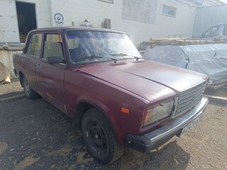 1987 Lada (ВАЗ) 2107, красный, 77777 рублей, вид 2