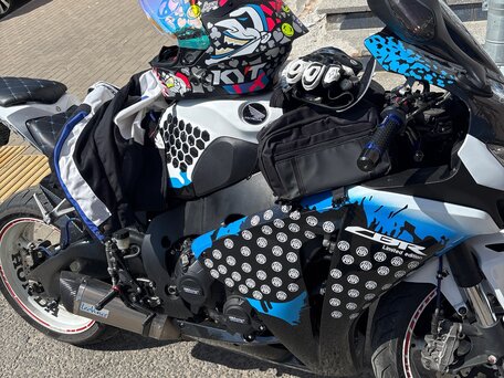 2008 Honda CBR 1000 RR/RA Fireblade, синий, 620000 рублей, вид 4