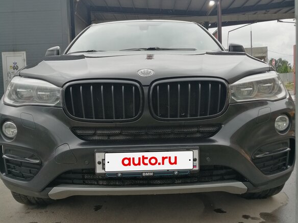 2015 BMW X6 30d II (F16), чёрный