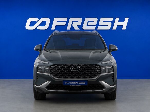 2021 Hyundai Santa Fe IV Рестайлинг, серый, 3850052 рублей - вид 2