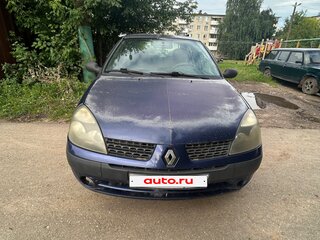 2004 Renault Symbol I Рестайлинг, синий, 281000 рублей, вид 1