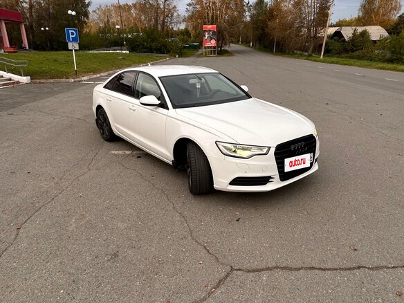 2014 Audi A6 IV (C7), белый, 1800000 рублей - вид 1