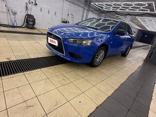 2011 Mitsubishi Lancer X Рестайлинг, синий, 650000 рублей, вид 5