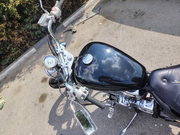 1995 Honda Steed 400, чёрный, 310000 рублей - вид 5