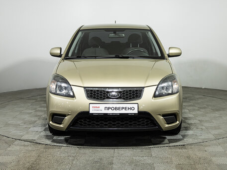 2011 Kia Rio II Рестайлинг, бежевый, 599700 рублей, вид 2