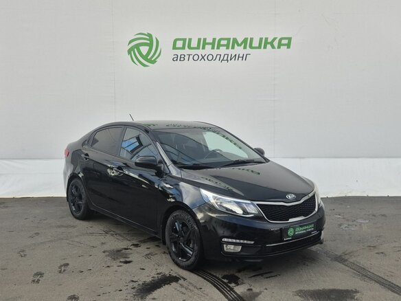 2016 Kia Rio III Рестайлинг, чёрный, 829000 рублей - вид 2