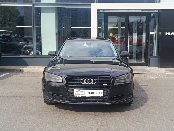 2014 Audi A8 Long III (D4), чёрный, 1129000 рублей - вид 1