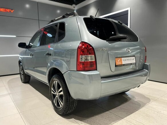 2005 Hyundai Tucson I, голубой - вид 3