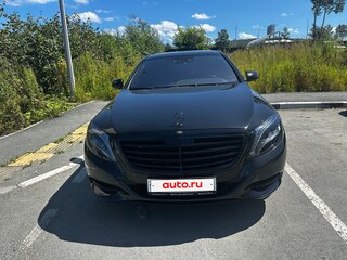 2014 Mercedes-Benz S-Класс 500 Long VI (W222, C217), чёрный, 4250000 рублей, вид 1