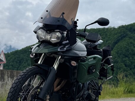 2012 Triumph Tiger 800, зелёный, 850000 рублей, вид 1