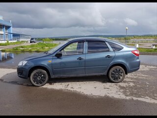 2014 Lada (ВАЗ) Granta I, серый, 450000 рублей, вид 4