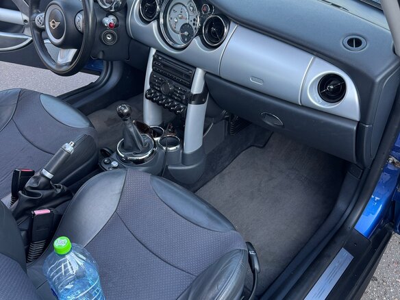 2003 Mini Hatch Cooper S I (R50), синий, 1100000 рублей - вид 14