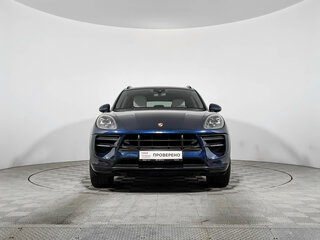 2019 Porsche Macan S I Рестайлинг, синий, 5200000 рублей, вид 2