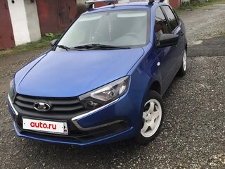2020 Lada (ВАЗ) Granta I Рестайлинг, синий, 640000 рублей, вид 1