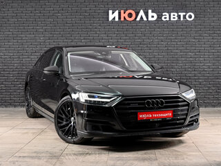 2018 Audi A8 Long 60 TFSI IV (D5), чёрный, 7050000 рублей, вид 3