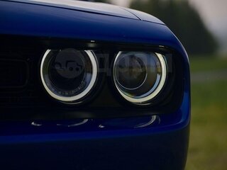 2021 Dodge Challenger III Рестайлинг 2, синий, 4650000 рублей, вид 4