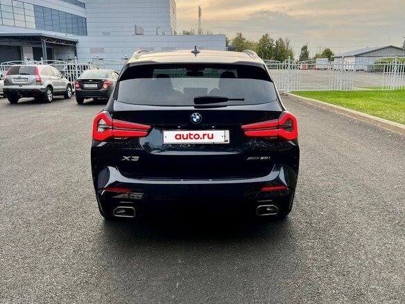2022 BMW X3 30i xDrive III (G01) Рестайлинг, синий, 4990000 рублей - вид 4