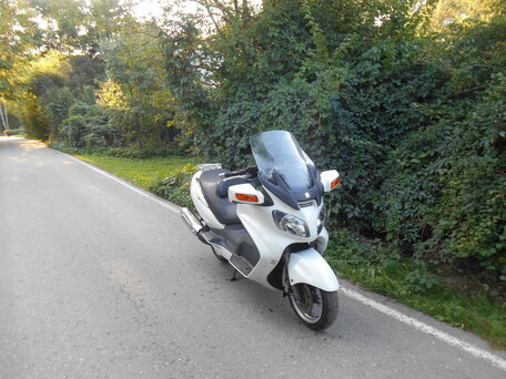 2008 Suzuki Burgman (SkyWave) 650, белый, 390000 рублей, вид 5