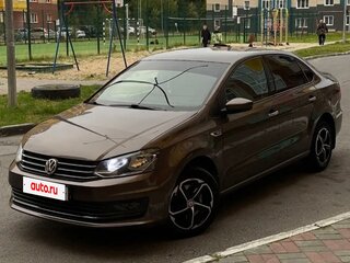 2018 Volkswagen Polo V Рестайлинг, коричневый, 1100000 рублей, вид 1