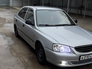 2006 Hyundai Accent ТагАЗ II, серебристый, 460000 рублей, вид 2