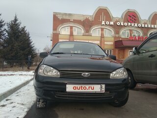 2010 Lada (ВАЗ) Kalina I, чёрный, 420000 рублей, вид 2