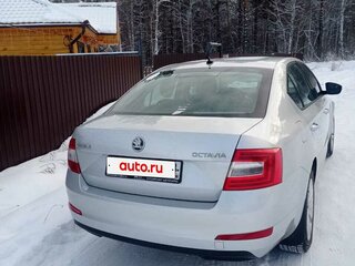 2014 Skoda Octavia III (A7), серебристый, 910000 рублей, вид 3