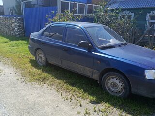 2008 Hyundai Accent ТагАЗ II, синий, 280000 рублей, вид 2