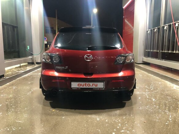 2008 Mazda 3 I (BK) Рестайлинг, красный - вид 3