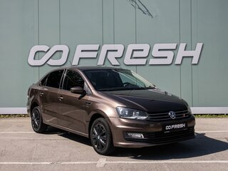 2017 Volkswagen Polo V Рестайлинг, коричневый, 1225000 рублей, вид 1