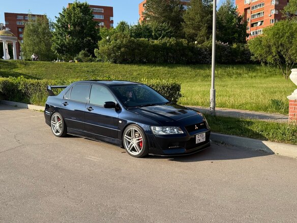 2002 Mitsubishi Lancer Evolution VII, синий - вид 14