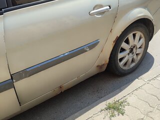 2006 Renault Megane II Рестайлинг, серый, 250000 рублей, вид 5