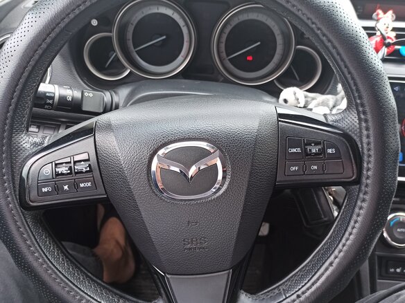 2010 Mazda 6 II (GH) Рестайлинг, синий - вид 12