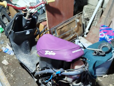 1890 Honda Dio, чёрный, 15000 рублей, вид 1