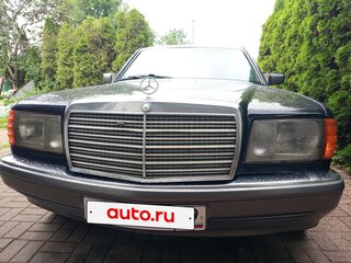 1989 Mercedes-Benz S-Класс 420 II (W126) Рестайлинг, чёрный, 1550000 рублей, вид 1