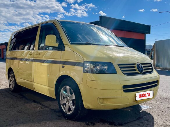 2004 Volkswagen Multivan T5, жёлтый, 1350000 рублей - вид 6