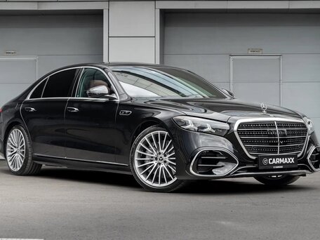 2026 Mercedes-Benz S-Класс 580 Long 4MATIC VII (W223) Рестайлинг, чёрный, 30390000 рублей, вид 3