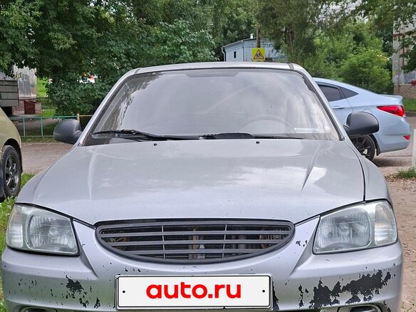 2006 Hyundai Accent ТагАЗ II, серебристый, 250000 рублей - вид 2