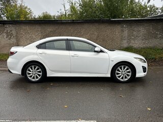 2010 Mazda 6 II (GH) Рестайлинг, белый, 730000 рублей, вид 4