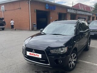 2011 Mitsubishi Outlander II Рестайлинг, чёрный, 1250000 рублей, вид 2