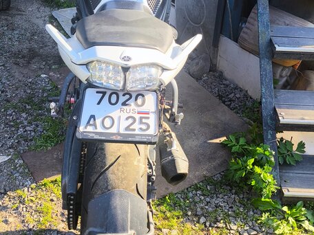 2011 Yamaha FZ1, белый, 500000 рублей, вид 1