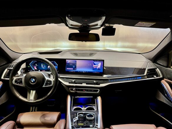 2023 BMW X6 30d III (G06) Рестайлинг, синий - вид 24