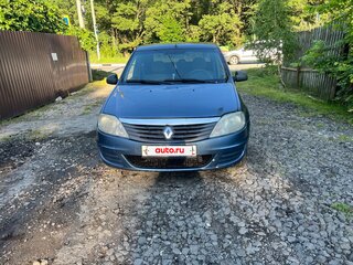 2011 Renault Logan I Рестайлинг, синий, 350000 рублей, вид 2