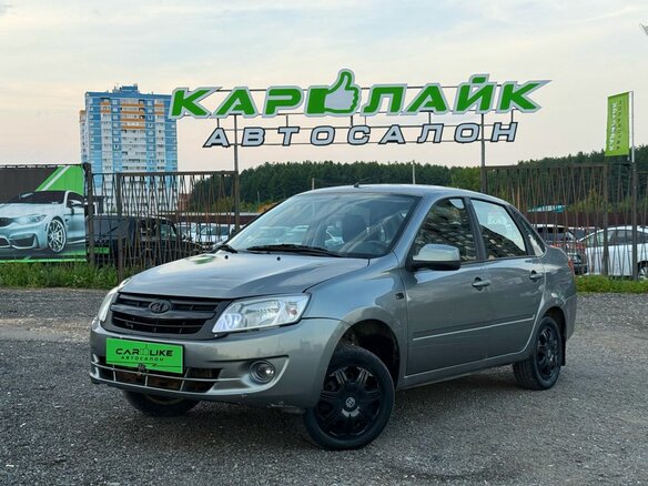 2013 Lada (ВАЗ) Granta I, серый - вид 2