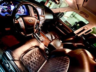 2018 Infiniti QX80 I Рестайлинг 2, белый, 4300000 рублей, вид 4