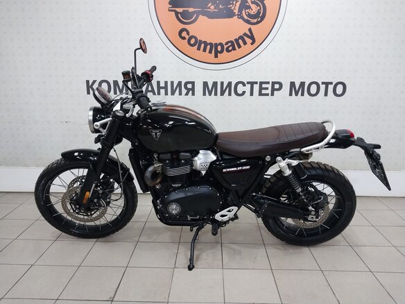 2024 Triumph Scrambler, чёрный, 1349000 рублей - вид 1