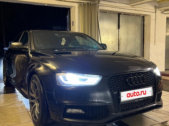 2014 Audi A4 IV (B8) Рестайлинг, чёрный, 1800000 рублей - вид 1