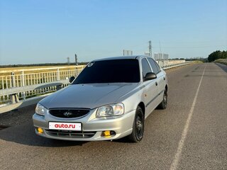 2003 Hyundai Accent II, серебристый, 500000 рублей, вид 1