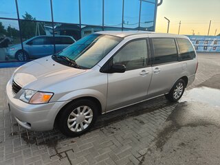 2000 Mazda MPV II (LW), серебристый, 375000 рублей, вид 1