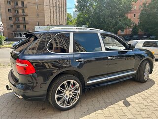 2008 Porsche Cayenne Turbo I Рестайлинг (957), чёрный, 1415000 рублей, вид 3