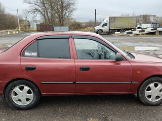 2005 Hyundai Accent ТагАЗ II, красный, 340000 рублей, вид 3